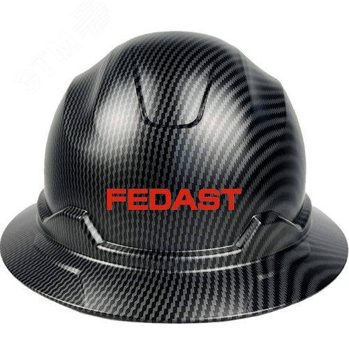 Строительная каска Fedast чёрная