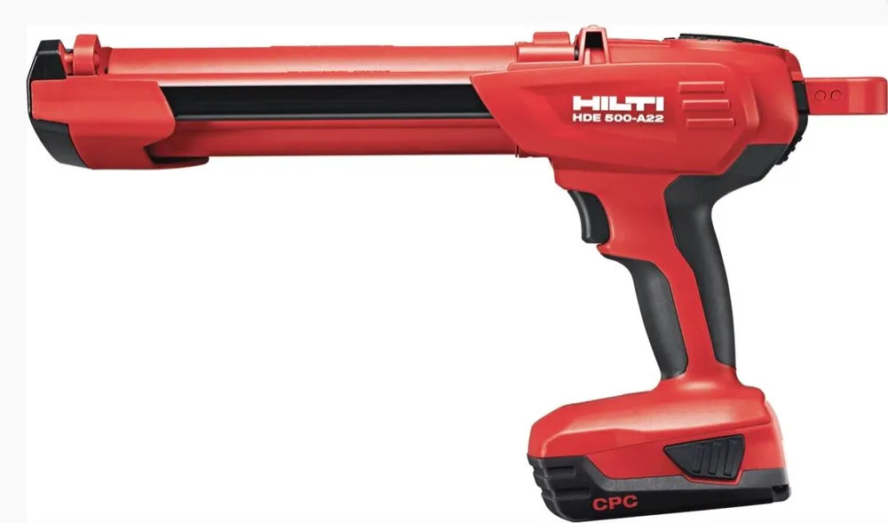 Дозатор аккумуляторный HILTI HDE 500-A22 для химических анкеров пластик/сталь, 500 мл