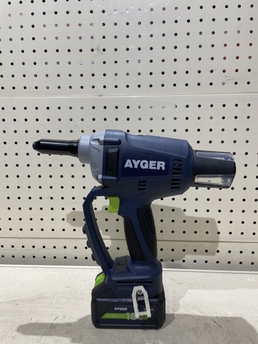 Заклёпочник аккумуляторный AYGER AP100