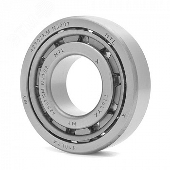 Подшипник 42307 КМ (NJ307) NTL (ГОСТ)