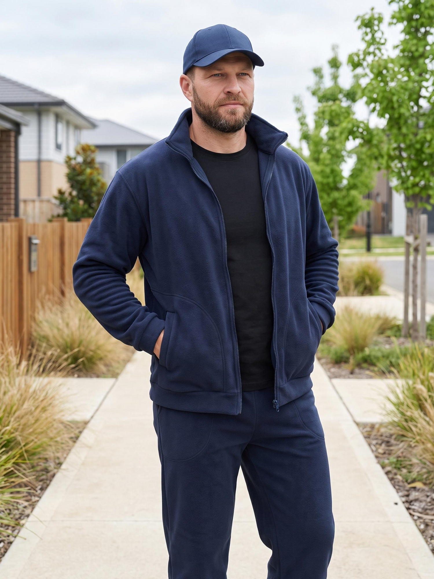 Костюм Флисовый цв.Синий (60-62)